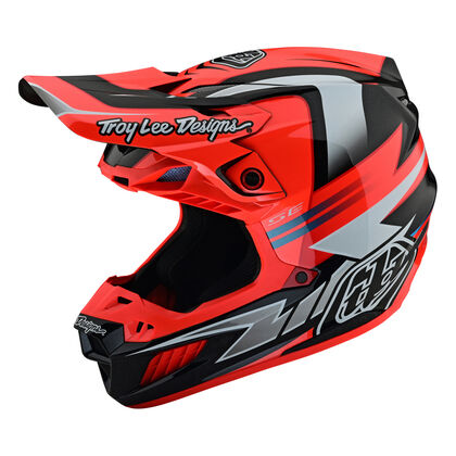 Casco Troy Lee Designs SE5 ECE Composite Rojo Fluo | Motocross, Enduro,  Trail, Trial | GreenlandMX
