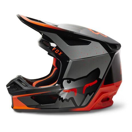 Casque Fox V2 Vizen Orange Fluo | Motocross, Enduro, Trail, Trial |  GreenlandMX